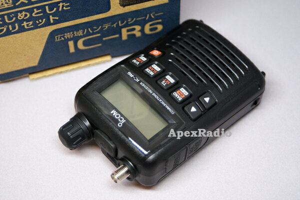 アペックスラジオのIC-R6 広帯域受信機　アイコム ハンディレシーバー (ICR6) 【北海道・沖縄送料別】｜アングル2