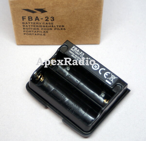 ヤエス　 「VX-6」「VX-7」「VX-7B」用の電池ケースです。 アルカリ乾電池（2本）で運用する場合に使います。