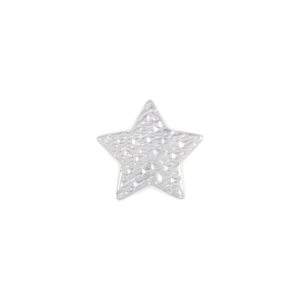 [4個] 304 カボション K1005 でこぼこスター *小* [ 銀 シルバー ] ステンレス パ...