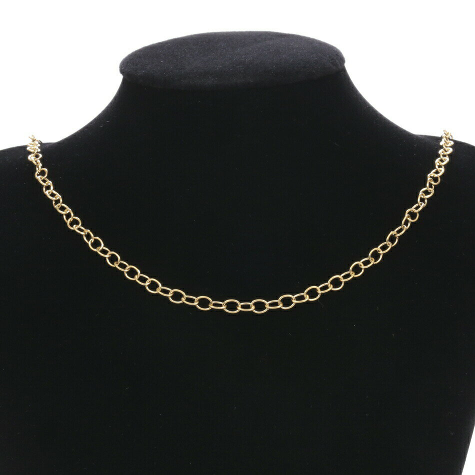 ［1M×1本］サージカルステンレス デザイン C チェーン 4.5mm 小 ［ ゴールド 金 ］...