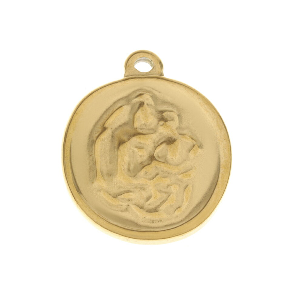 [ 2個 ] ニュアンス モチーフ チャーム A [ ゴールド 金 ] サージカルステンレス ネックレス ペンダントトップパーツ 金属アレルギー対応 O-05 2