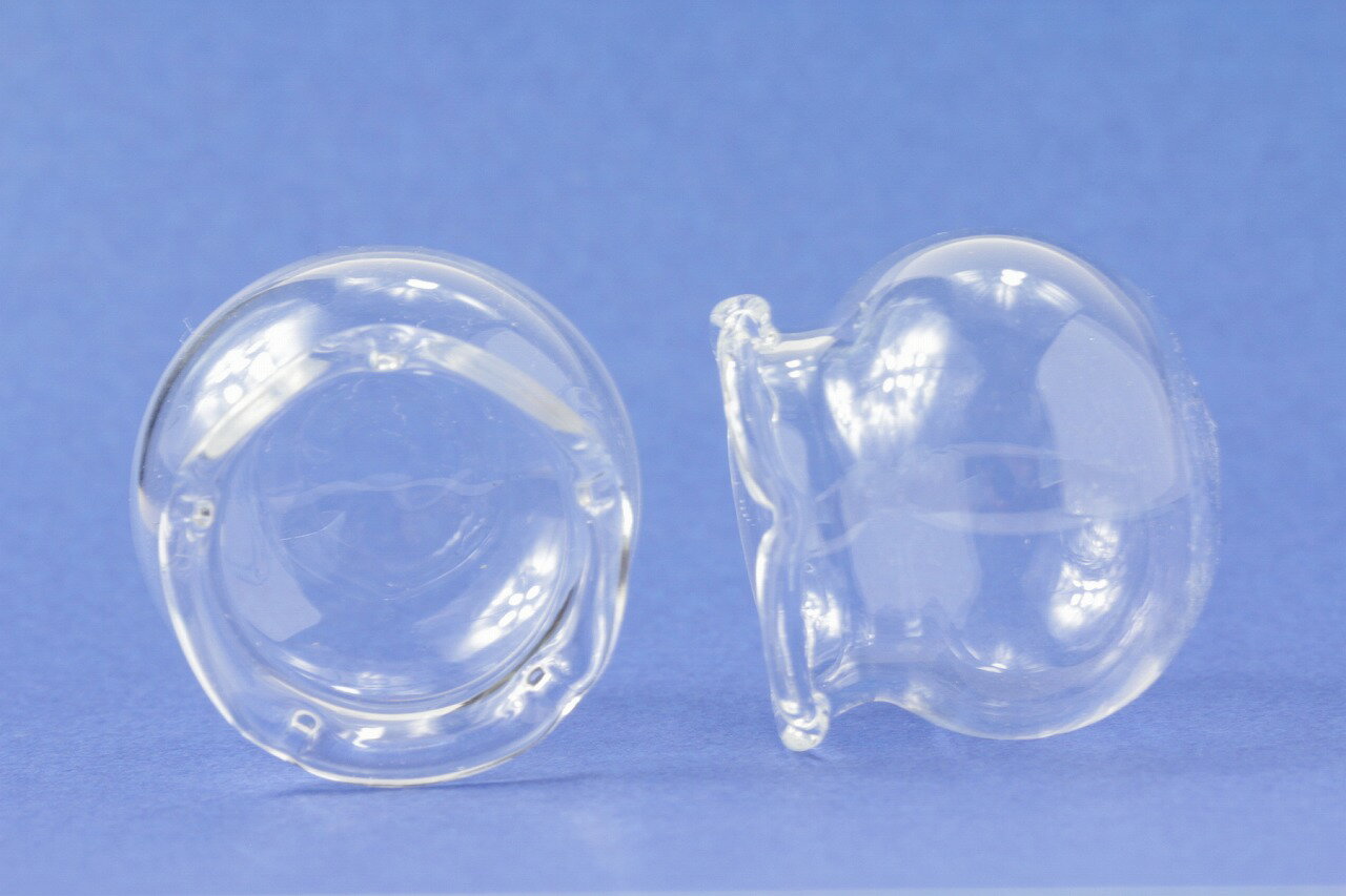 [5個] ガラスドーム 金魚鉢 ［ 大 ］ 20mm アクセサリーパーツ 素材 硝子 ハンドメイド O-05