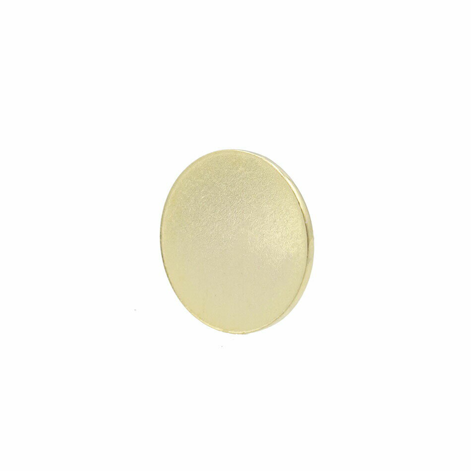 ［10個］ カン無し 丸皿 プレート 10mm [ ゴールド 金 ] メタル O-04 チャーム 金...