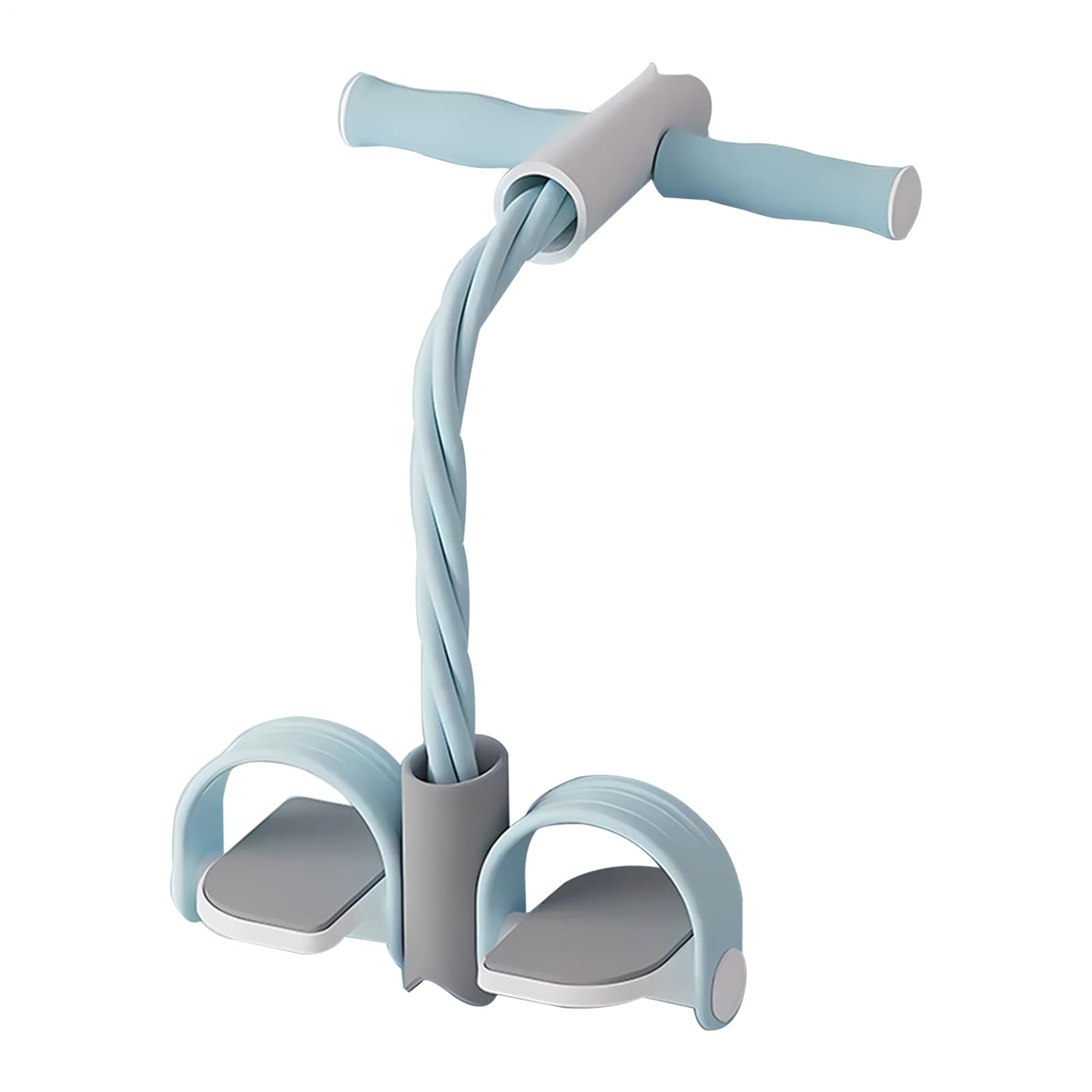 ペダルプーラー抵抗ロープ、エクササイズバンドペダル,ハンドルでロープペダルをエクササイズ | 男性向..