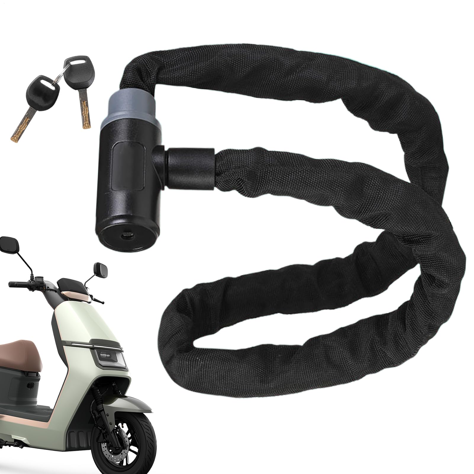 チェーン自転車ロック | マウンテンバイク用ガードロック - 頑丈なロックツール、サイクリング用防犯安..