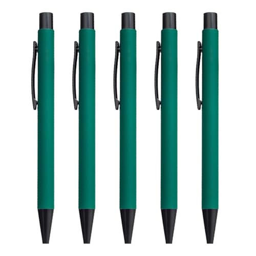 ボールペン 5本 .0mm 滑らかな書き味 ブラックインク 速乾 金属ボールペン 学習 オフィス用品