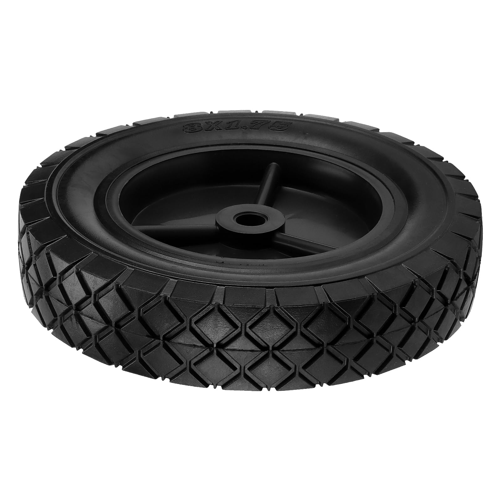 個 インチ ブラックプラスチックウィール、プラスチックシングルホイール マイクロスポーツホイール、..