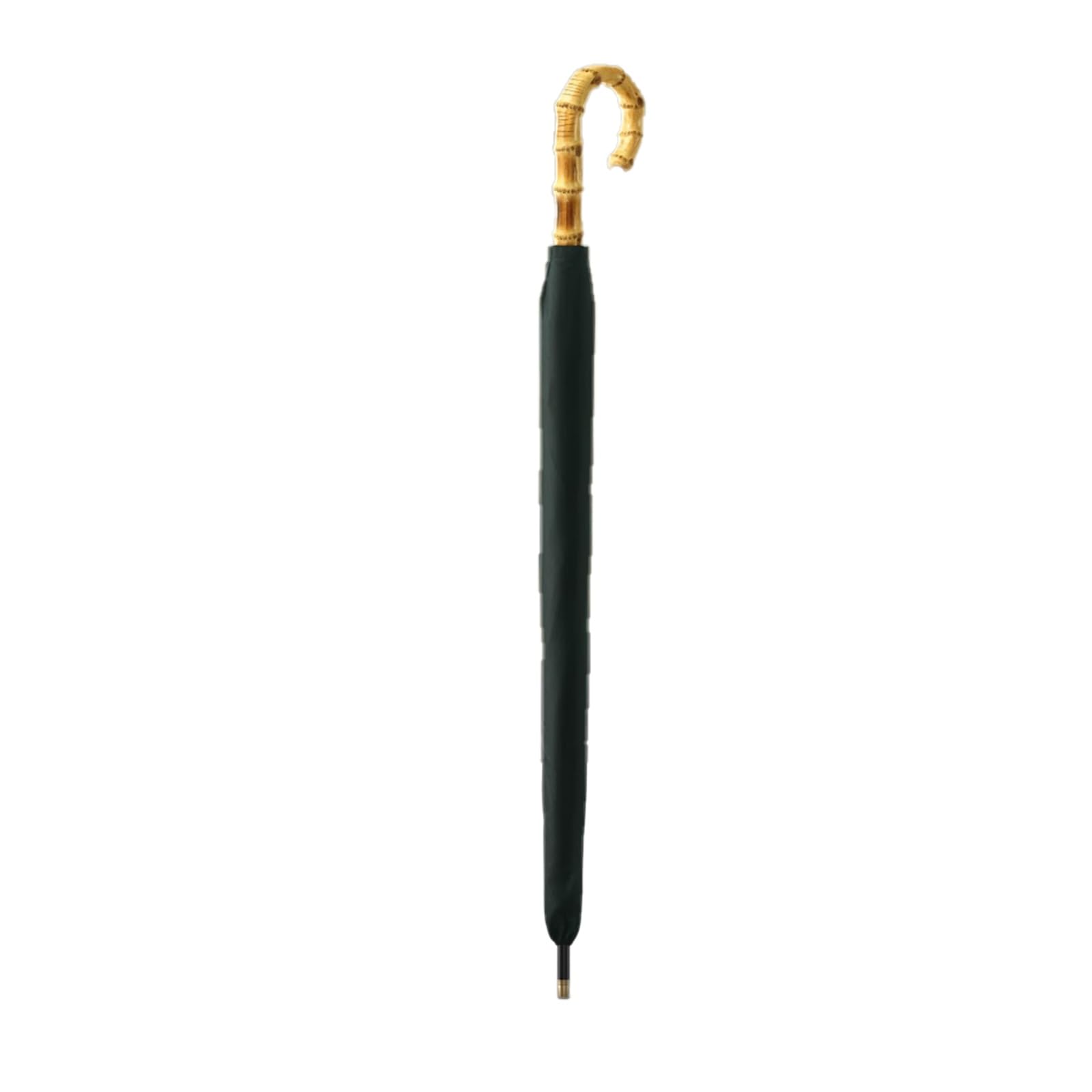 i 傘、パラソル、傘 竹フック ロングハンドル傘 大型 自動傘 ユニ