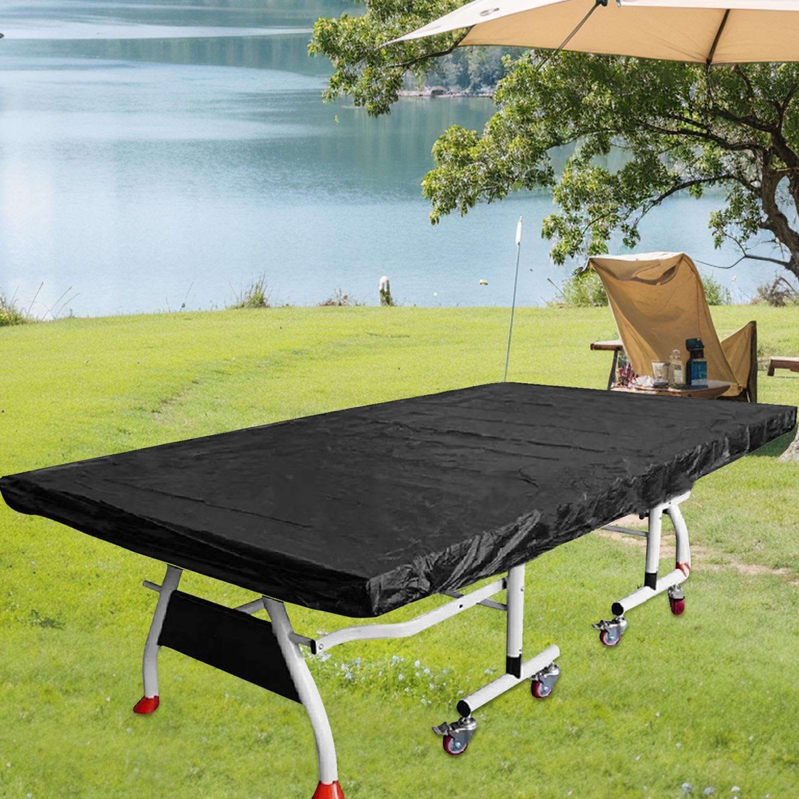 防水卓球台カバー,卓球台カバー,卓球カバー防水卓球カバー オックスフォード布保護カバー - 雨・汚れ・..