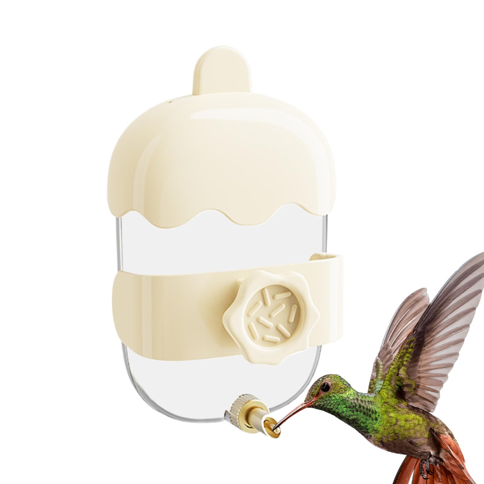 バードケージウォーターディスペンサー,バードウォーターフィーダードリンカー - 水漏れ防止ケージアクセサリー