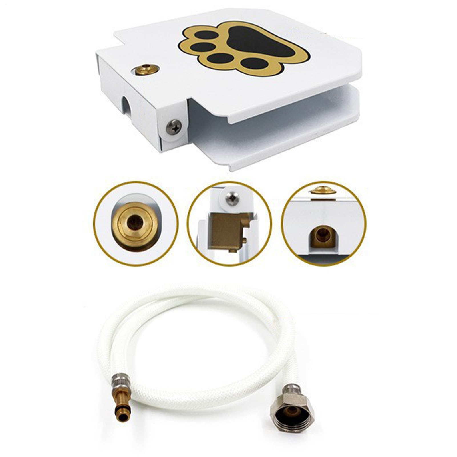 屋外用 犬用 噴水装置 - 小型から大型犬対応ペット用散水器,庭 テラス 屋外プレイエリア用ペットケア給水器