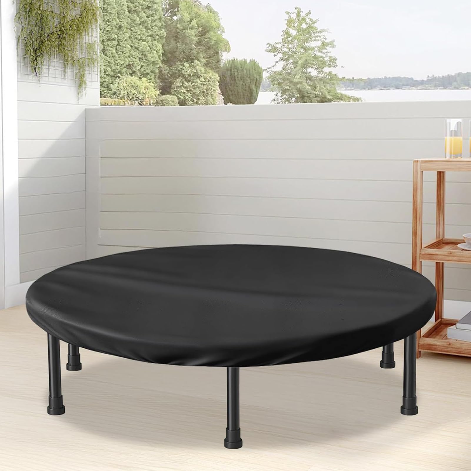 トランポリンカバー | 防水トランポリンカバー,防水 防塵 91cm 安全プロテクター プレイグラウンド ガ..