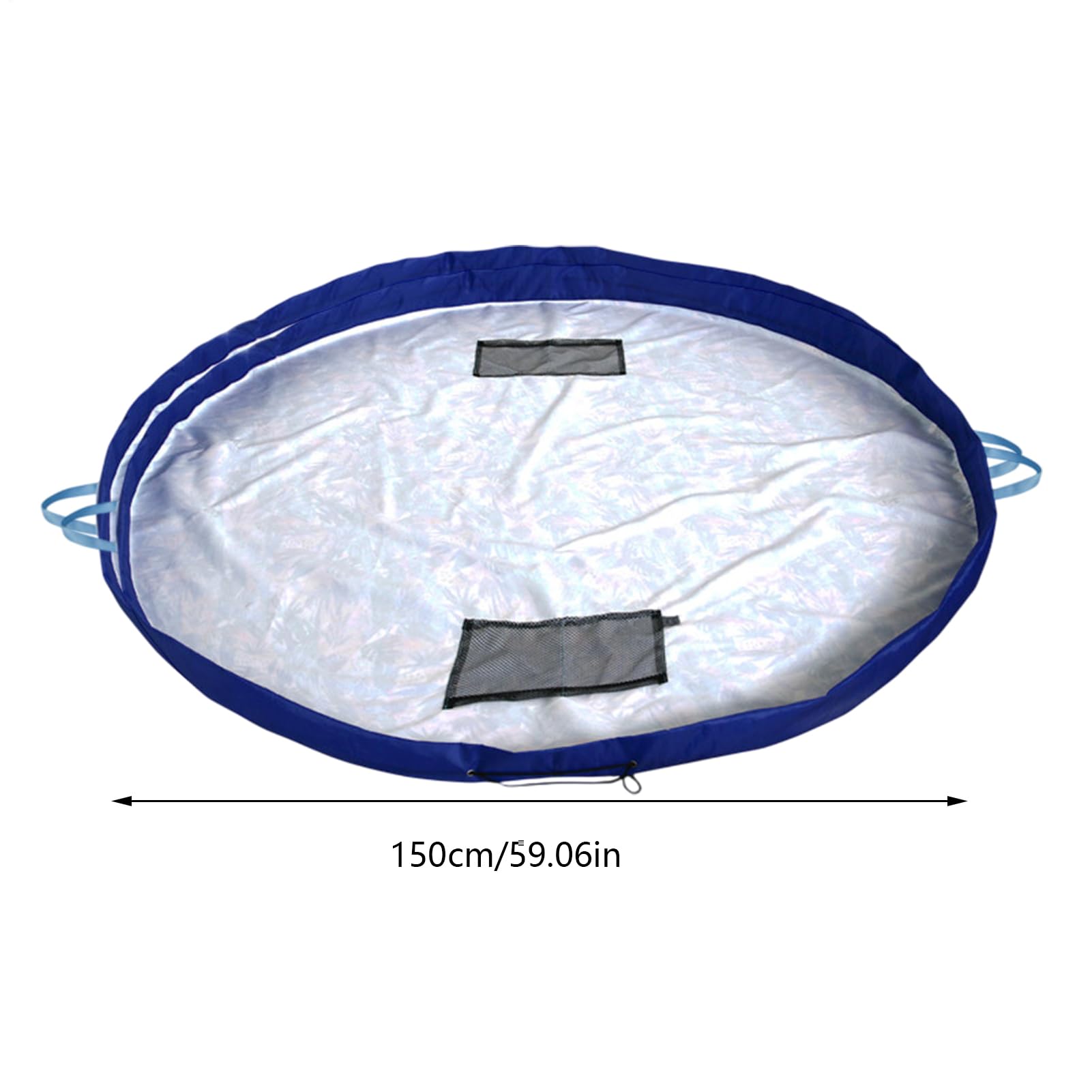 おもちゃ整理バッグ | 折りたたみ収納袋 おもちゃオーガナイザー,大容量 折りたたみ ポーチ トート ブロック パズル ボードゲーム 片付け お部屋 旅行用