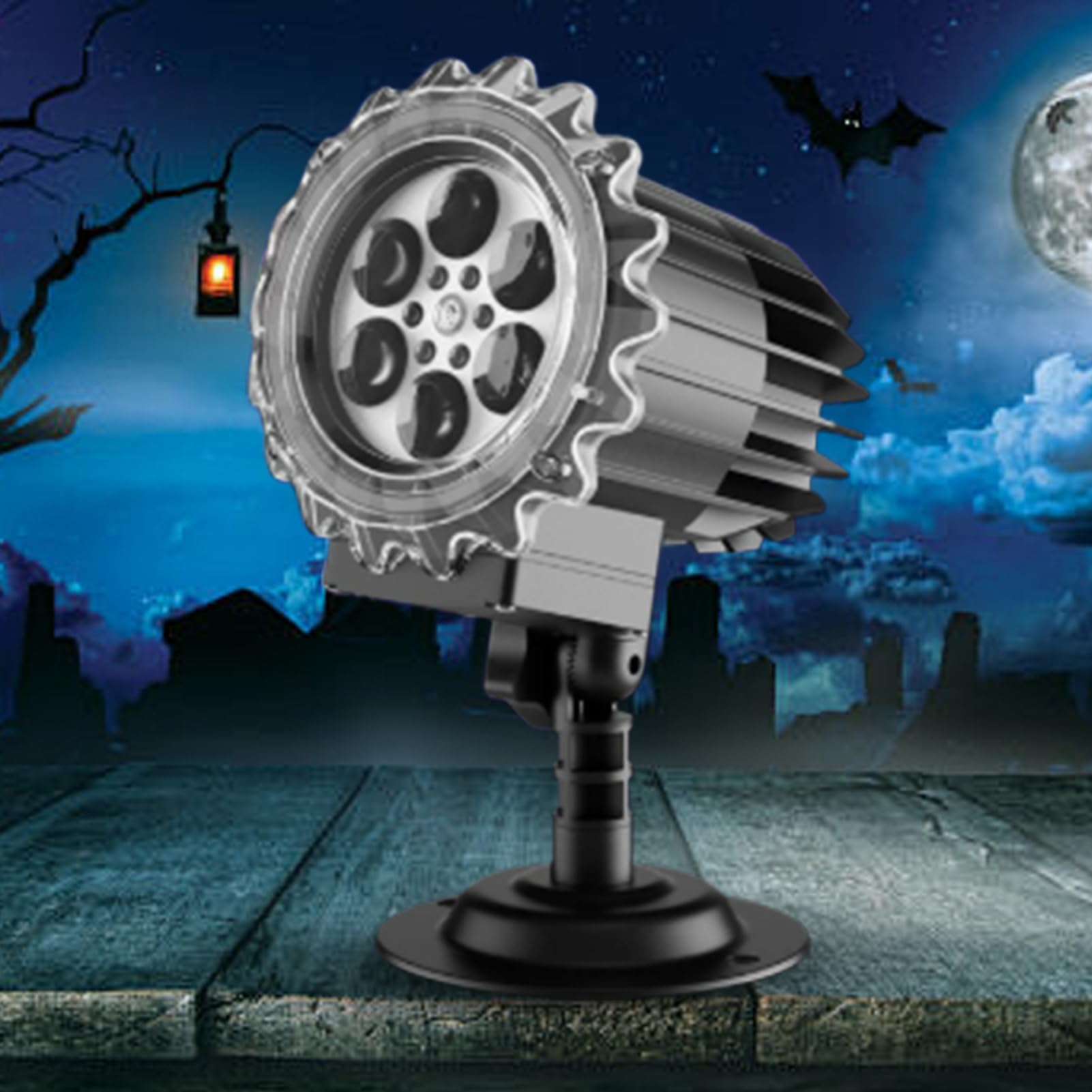 ハロウィン プロジェクターライト 屋外用,装飾用 屋外 防水 照明プロジェクター | LED投光照明 玄関 庭 パティオ 中庭 テーマイベント用