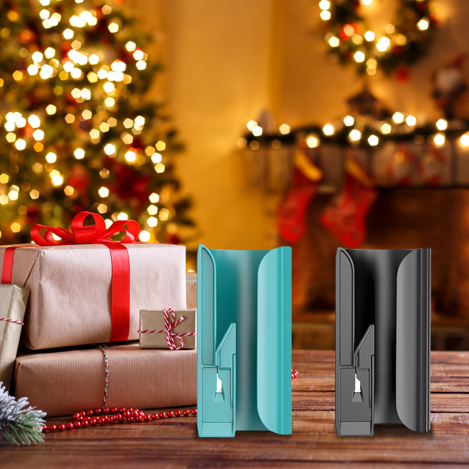 ラッピングペーパーカッター クリスマスペーパーロールカッター ペーパーカッタースライダーツール ラ..