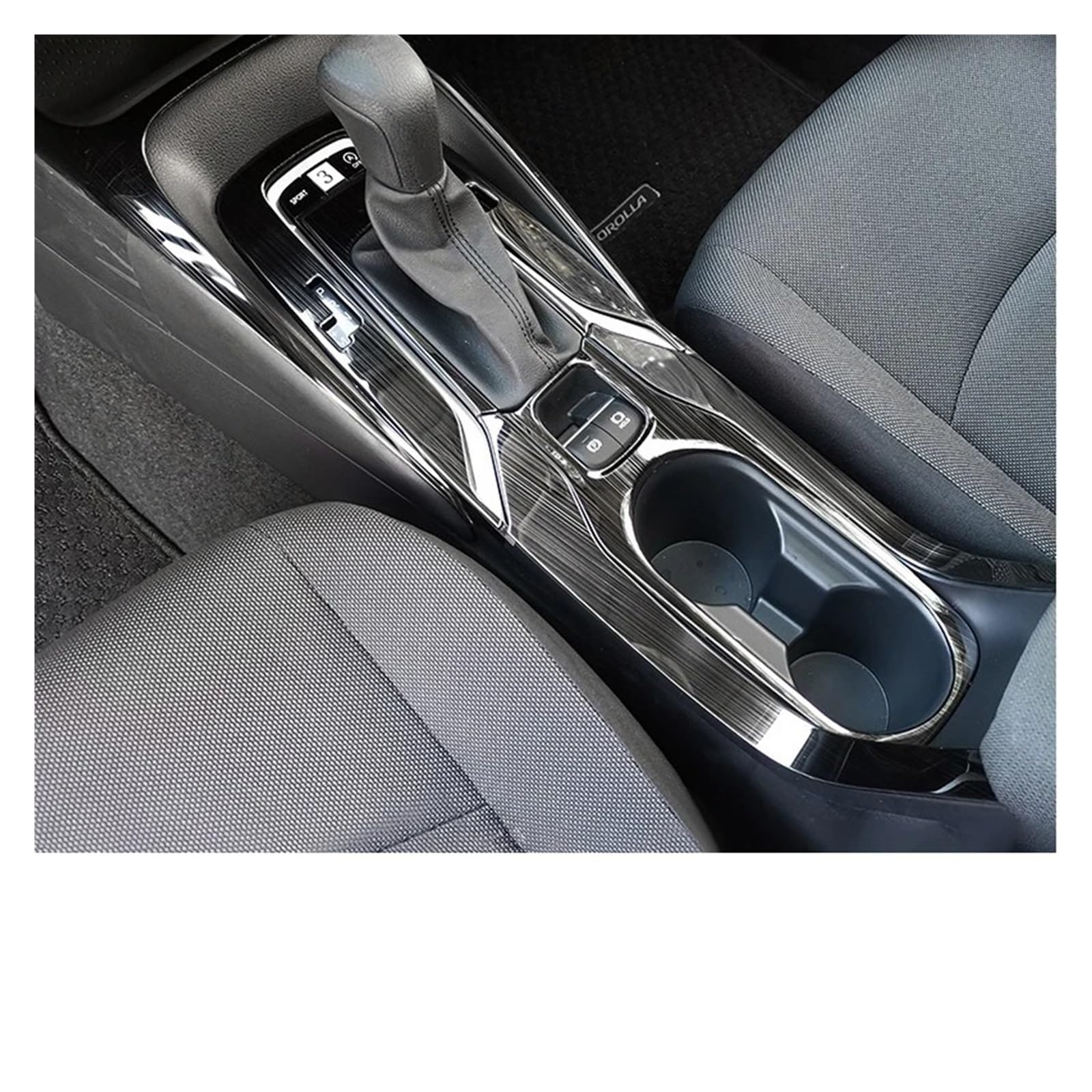 フィット カローラ E210 2019 2020 2021 2022 2023 ハイブリッド ステンレス カーギア シフト パネル ..