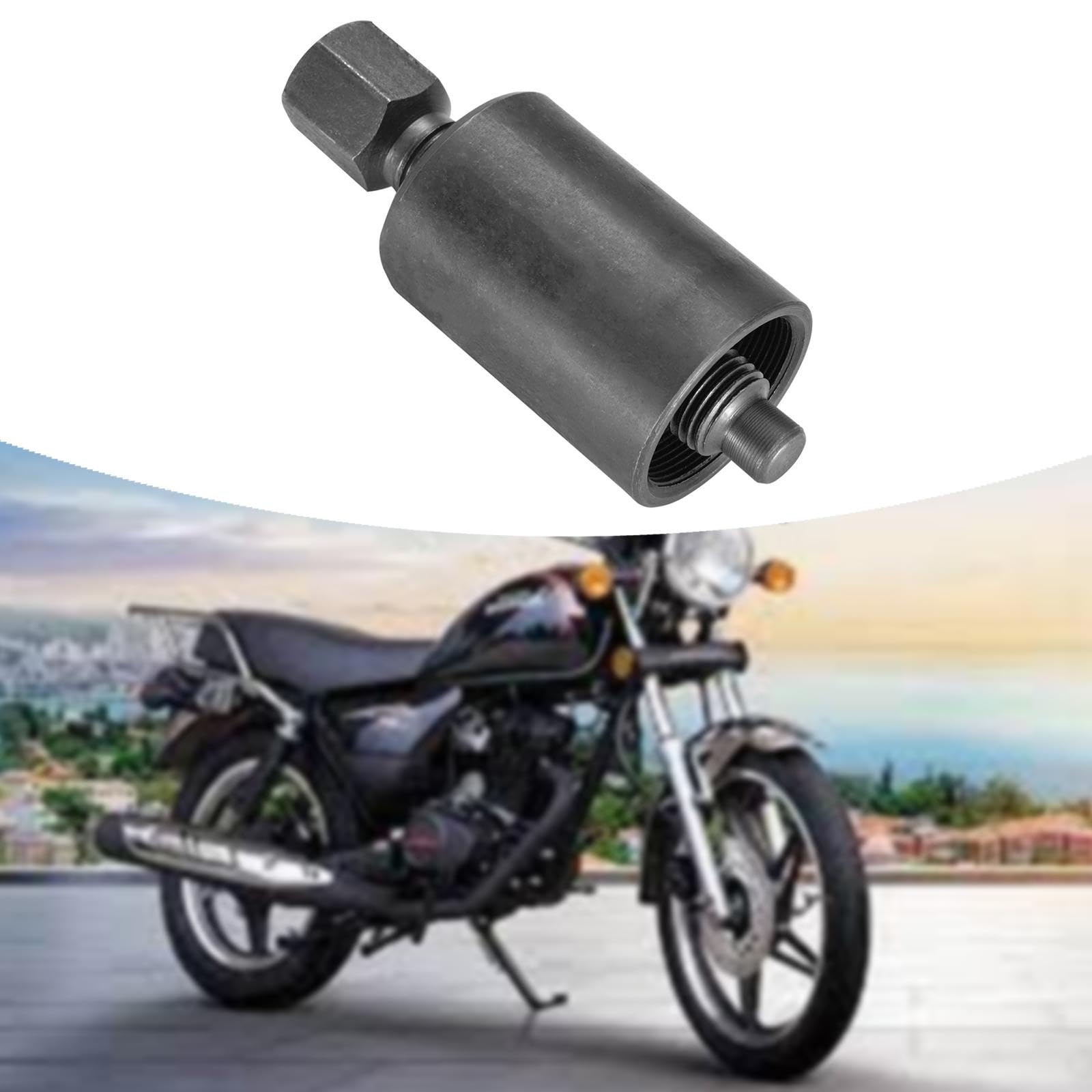 フライホイールロータープーラー スチール ATV アクセサリー 修理ツール スレッド 27mm に適用 WY125 C..