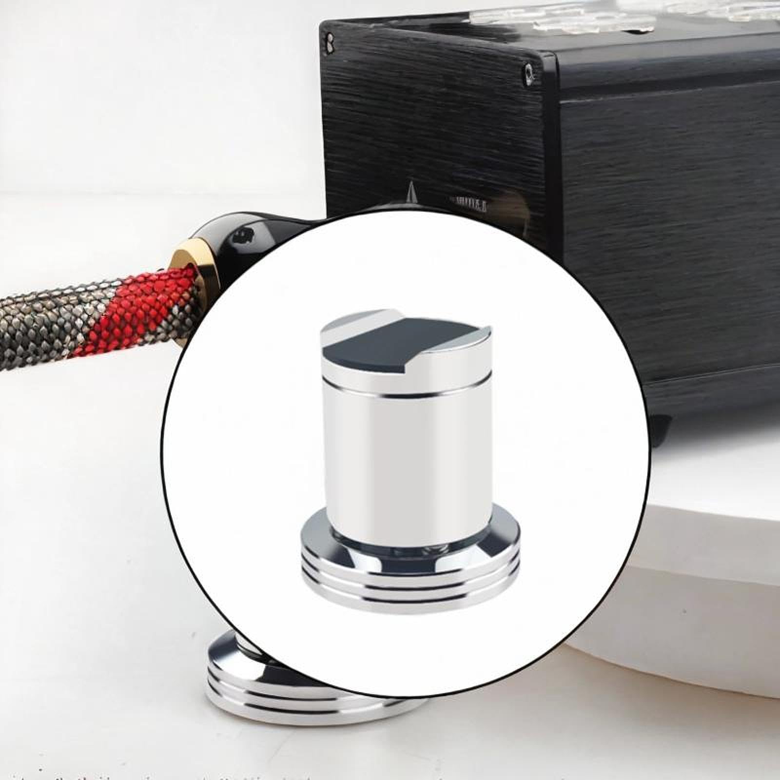 ワイヤーライザーブラケット ワイヤースタンドサポート ショックアブソーバー 高さ調節可能 滑り止め脚..