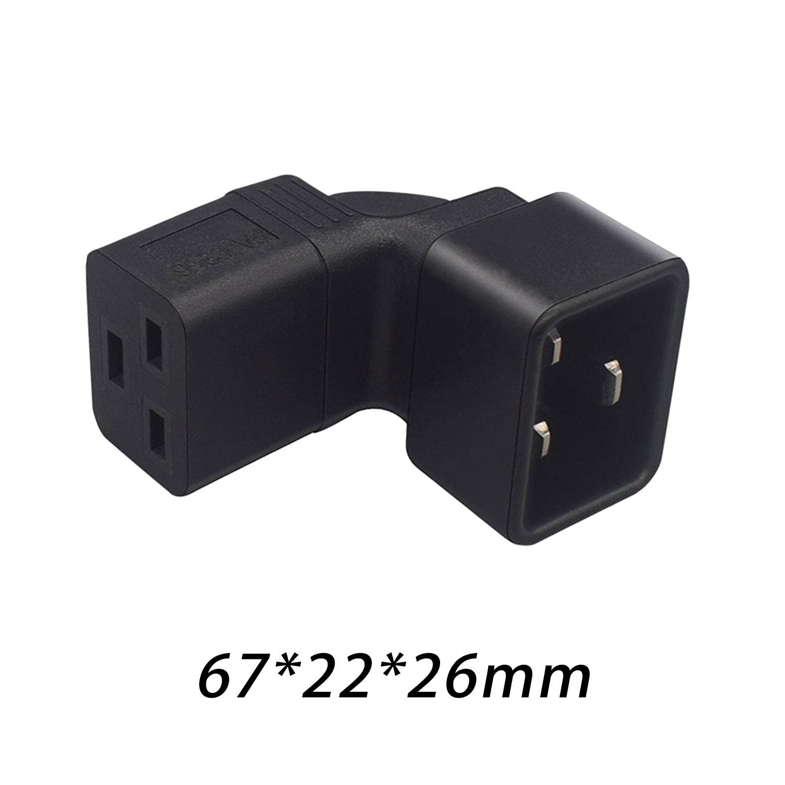 電源延長アダプタ、スピーカー用の直角銅線 C ～ C コネクタ、LCD