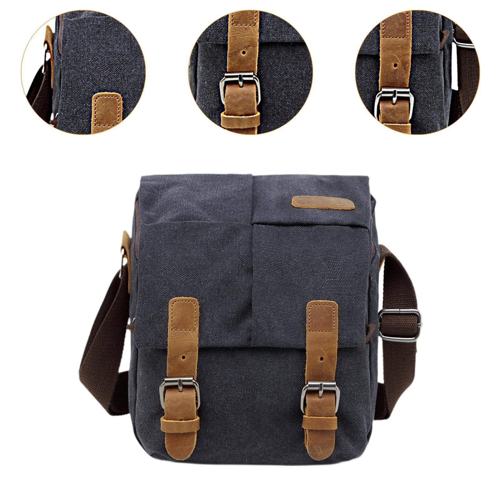 一眼レフ デジタル一眼レフ カメラ ショルダー バッグ サッチェル 防水 多用途 スタイリッシュ 仕事 ビジネス用 調節可能なストラップ付き 写真撮影バッグ, 濃紺