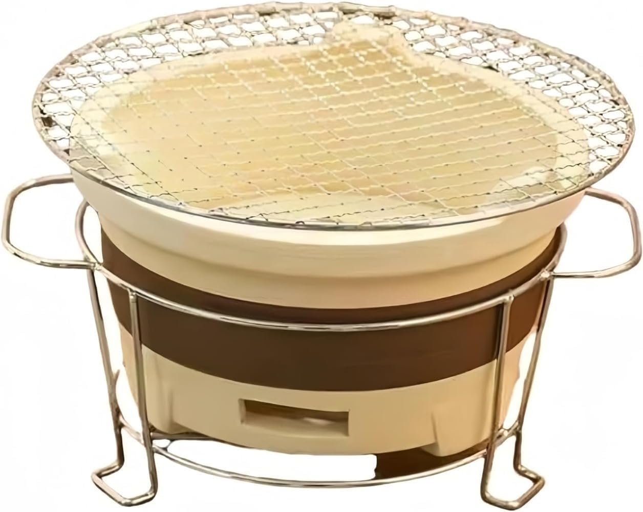 バーベキュー 七輪 【2~5人用】 炭火焼き バーベキュー (24.5 cm×14.cm)