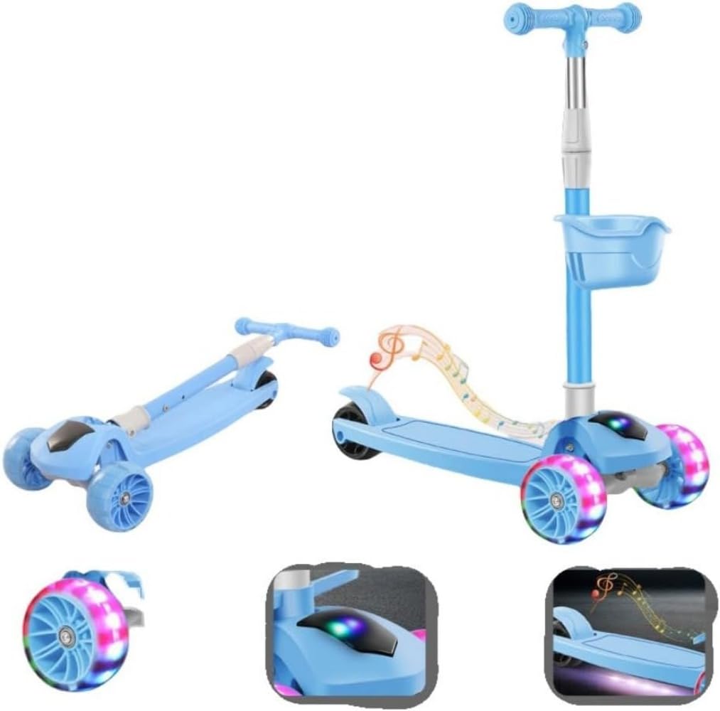 キックスクーター キックボード輪ブレーキ付き 足踏み式 三輪車 滑板车 乗り物 耐荷重100kg 持ち運び便..