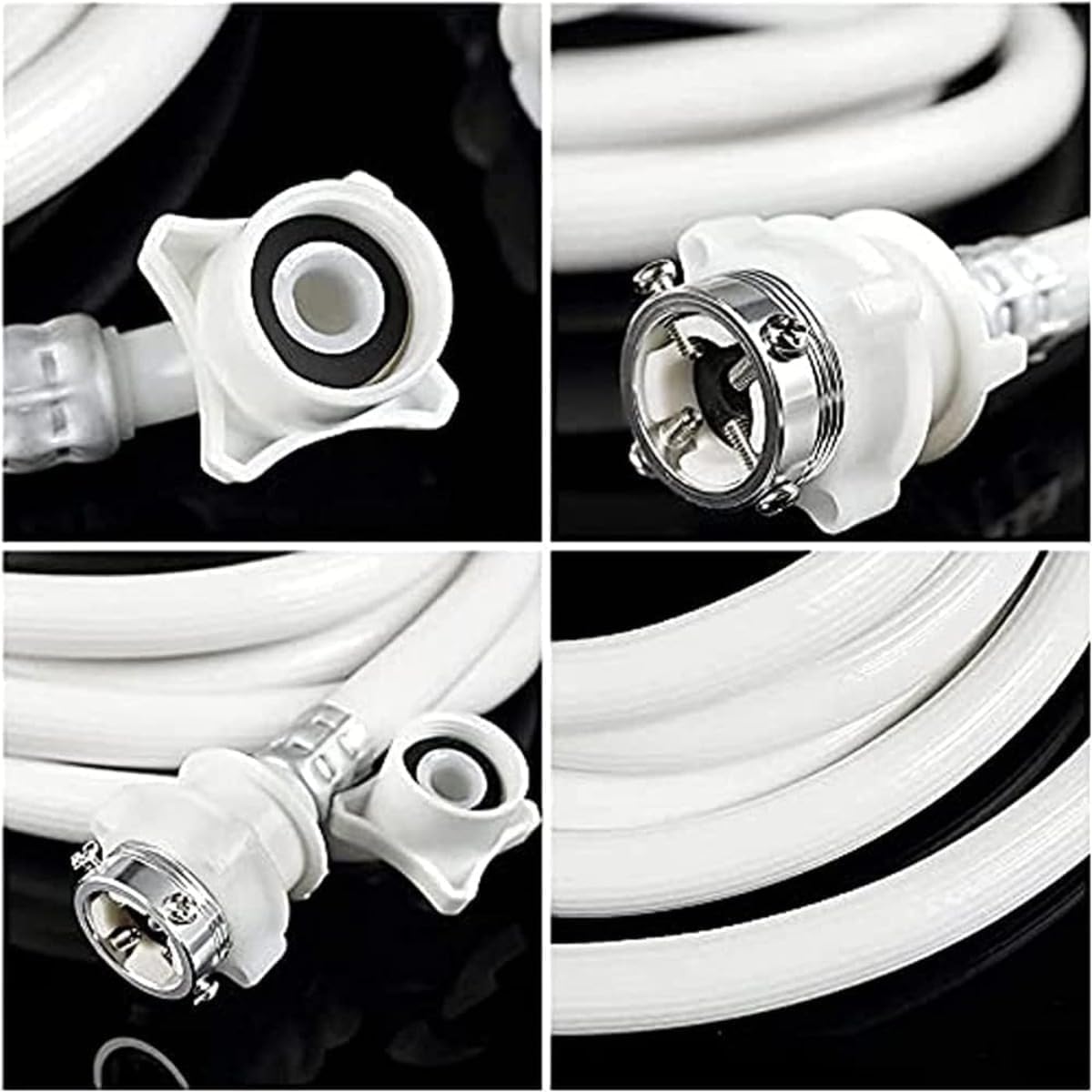 洗濯機 給水ホース PVC 洗濯機給水ホース 抜け防止 柔らかい 防爆 ユニバーサル ドラム洗濯機の上水管 ..