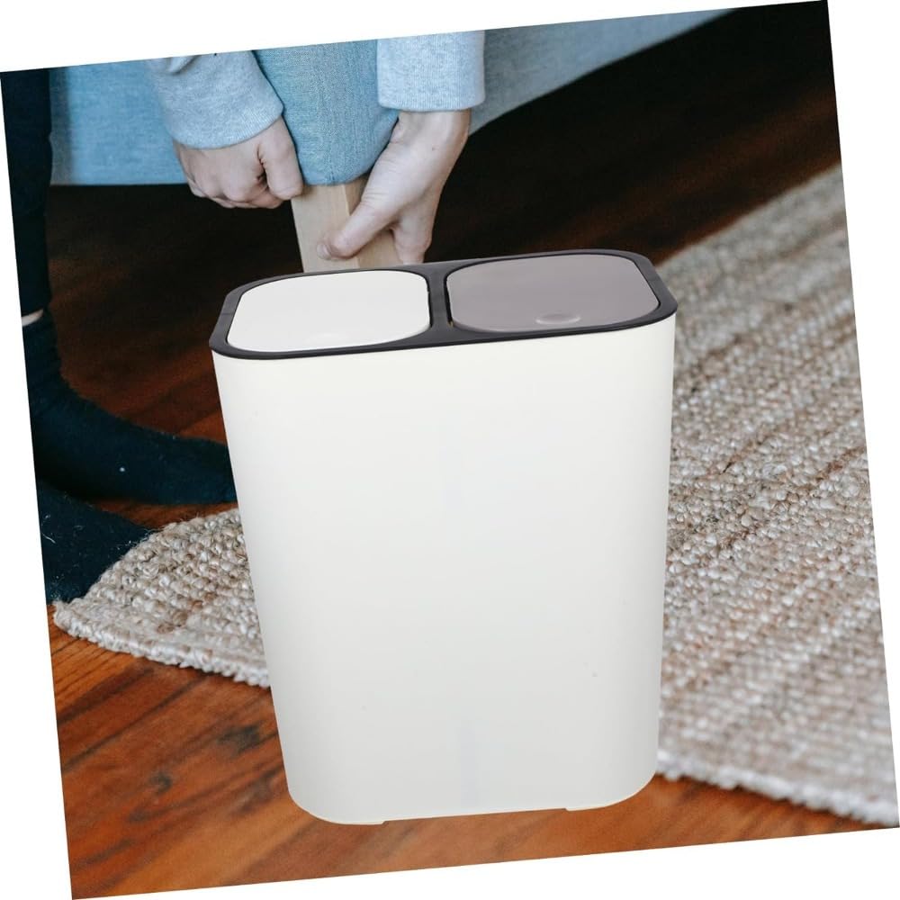 ウェット と ドライ 分類 ゴミ箱 缶 デュアル ビン ゴミ 缶 ゴミ コンテナ デュアル ゴミ 缶 ゴミ箱 2 ..