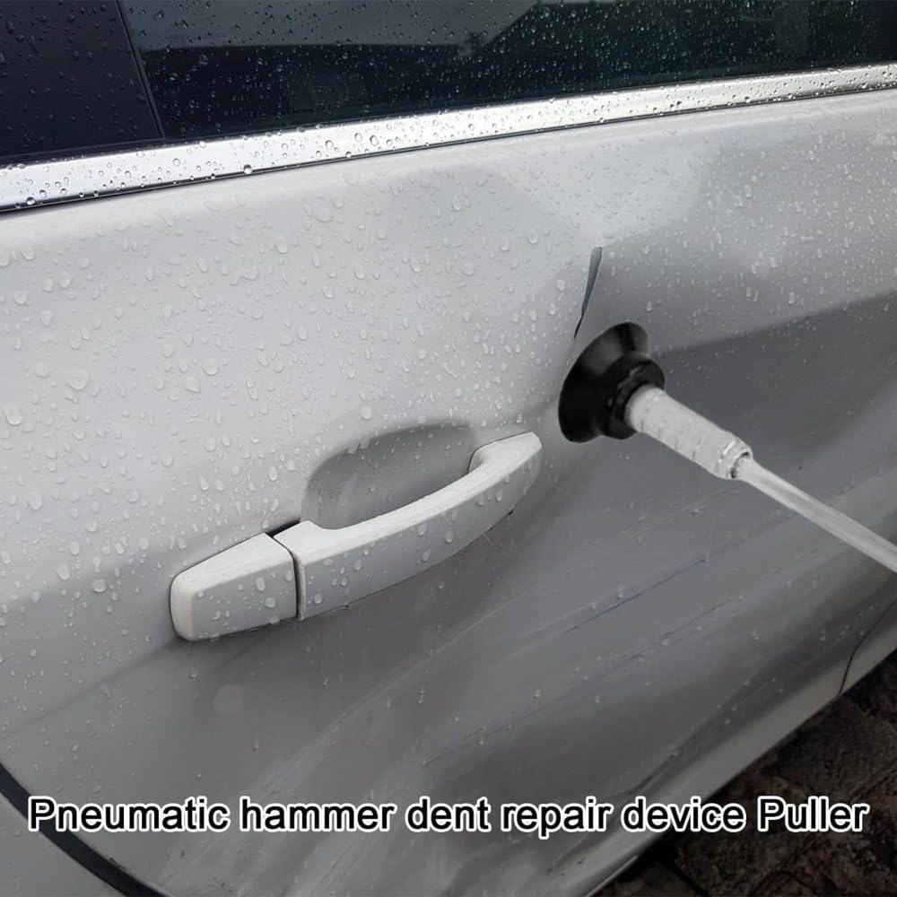 デントハンマーDIYツール ハンマー車取り外しツールプーラー デントリペアデバイスプーラー エアー式 スライディングハンマー 鈑金 車 凹み 粗出し 修理 車体修理用スライドハンマーキット 車のペイントフリーデントリペアツール (3つの吸盤)
