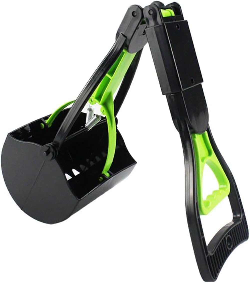 ペットの糞取り器 ロングハンドル フン取りキャッチャー ゴミ拾い クリーニングシャベル ペット集便器 ..