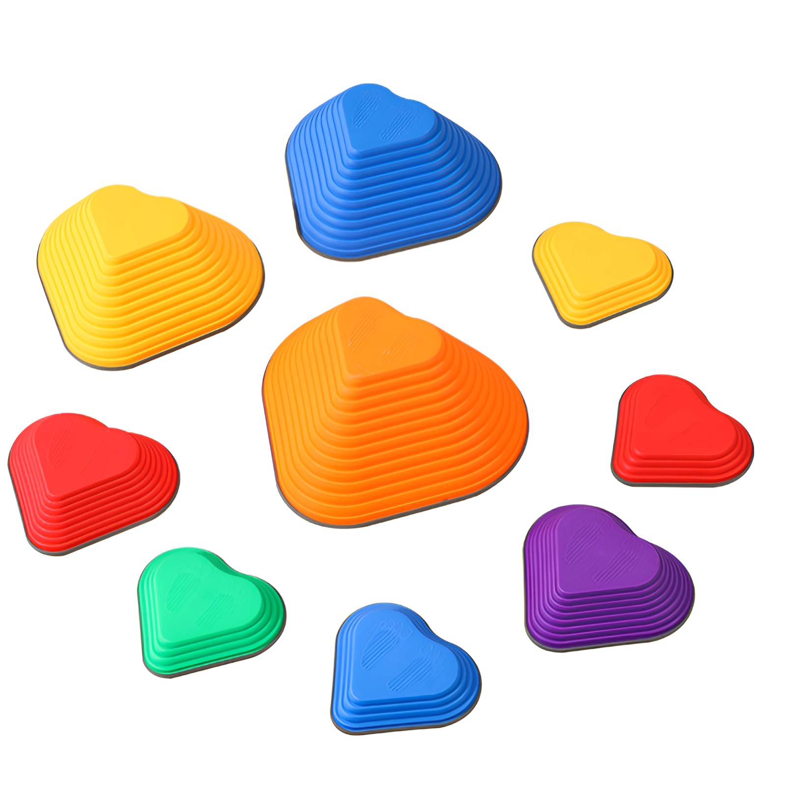 楽天アピネス【感覚統合 おもちゃ】バランスストーンゲーム 幼児用3-6歳 知育踏み石 プラスチック製 室内遊び 運動能力開発 感覚処理トレーニング 子供の集中力養成