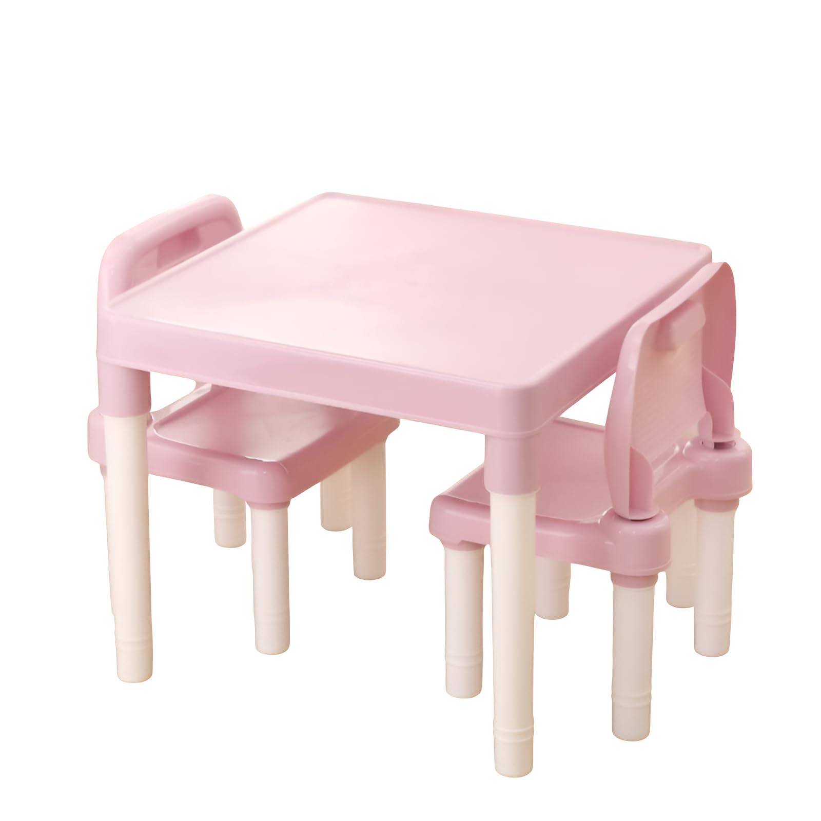 楽天アピネス子供用テーブルセット 3点セット 最大荷重量100KG 安心安全設計キッズテーブルと椅子 キッズテーブルとチェアセット 多機能 キッズデスク 子供用 赤ちゃん学習テーブル 幼稚園机 ゲーム/学習/お絵かき/食事/プレイ