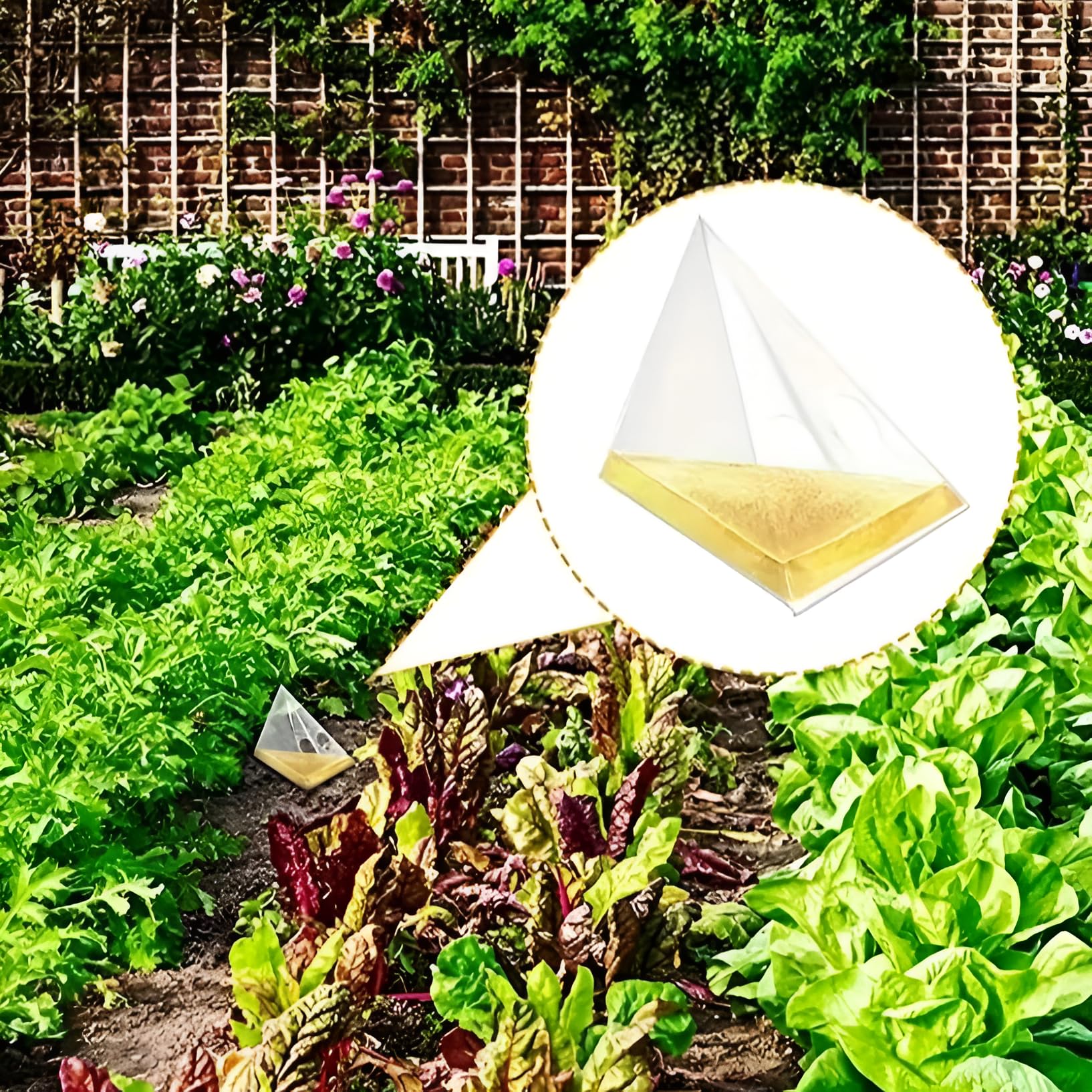 【駆虫特化】ナメクジ駆除トラップ20枚 誘導式高効率 透明防水袋 農薬不使用 ペット安全設計 家庭菜園/ガーデニング用 簡単設置持続型