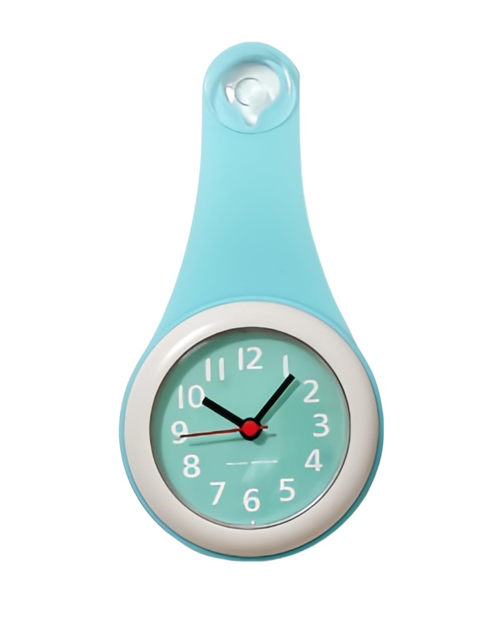 バスルーム時計、防水、壁掛け時計、吸盤付き、バスルームとキッチン用、家庭用、おしゃれ、かわいい、..