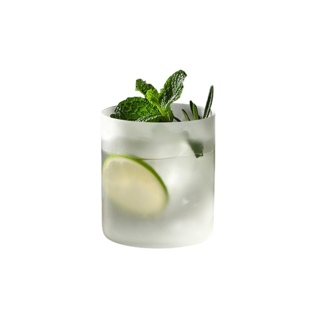 すりガラスビールジョッキ ロングカップ デザート 耐熱 すりガラス ティーカップ かわいい おしゃれ シ..