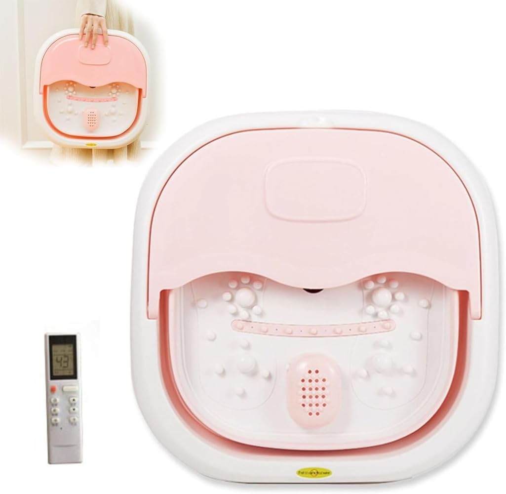 フットバス 足湯 バケツ フットバス 電気足湯 フットバス 折りたたみ式電動保温加熱及び気泡機 タイマ..