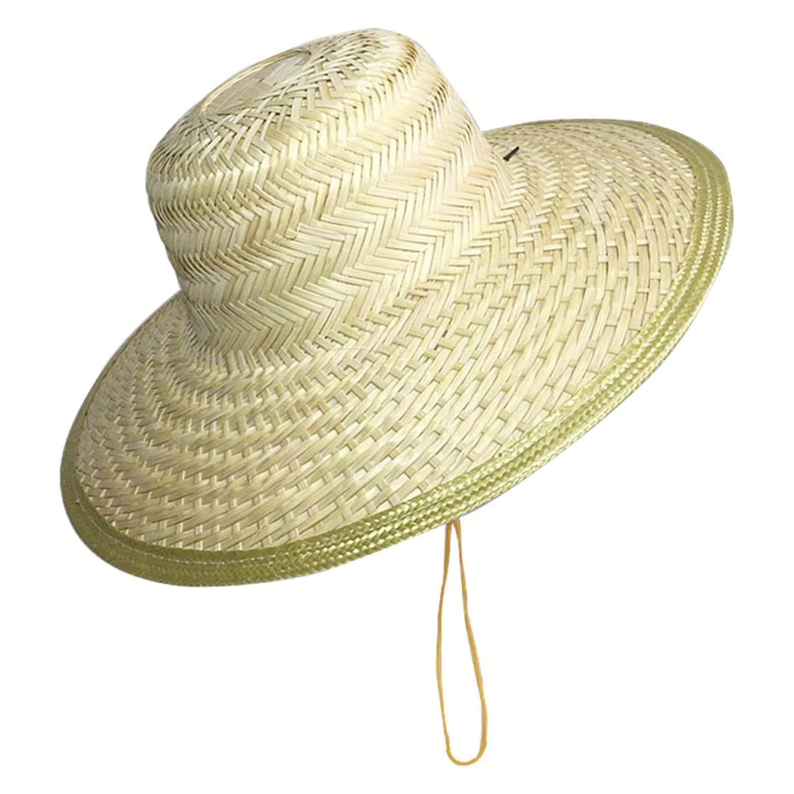 農作業 帽子 竹笠 麦わら帽子竹編み 手織り つば広 作業用帽子 日よけ サンハット UVカット 麦藁帽子 ..