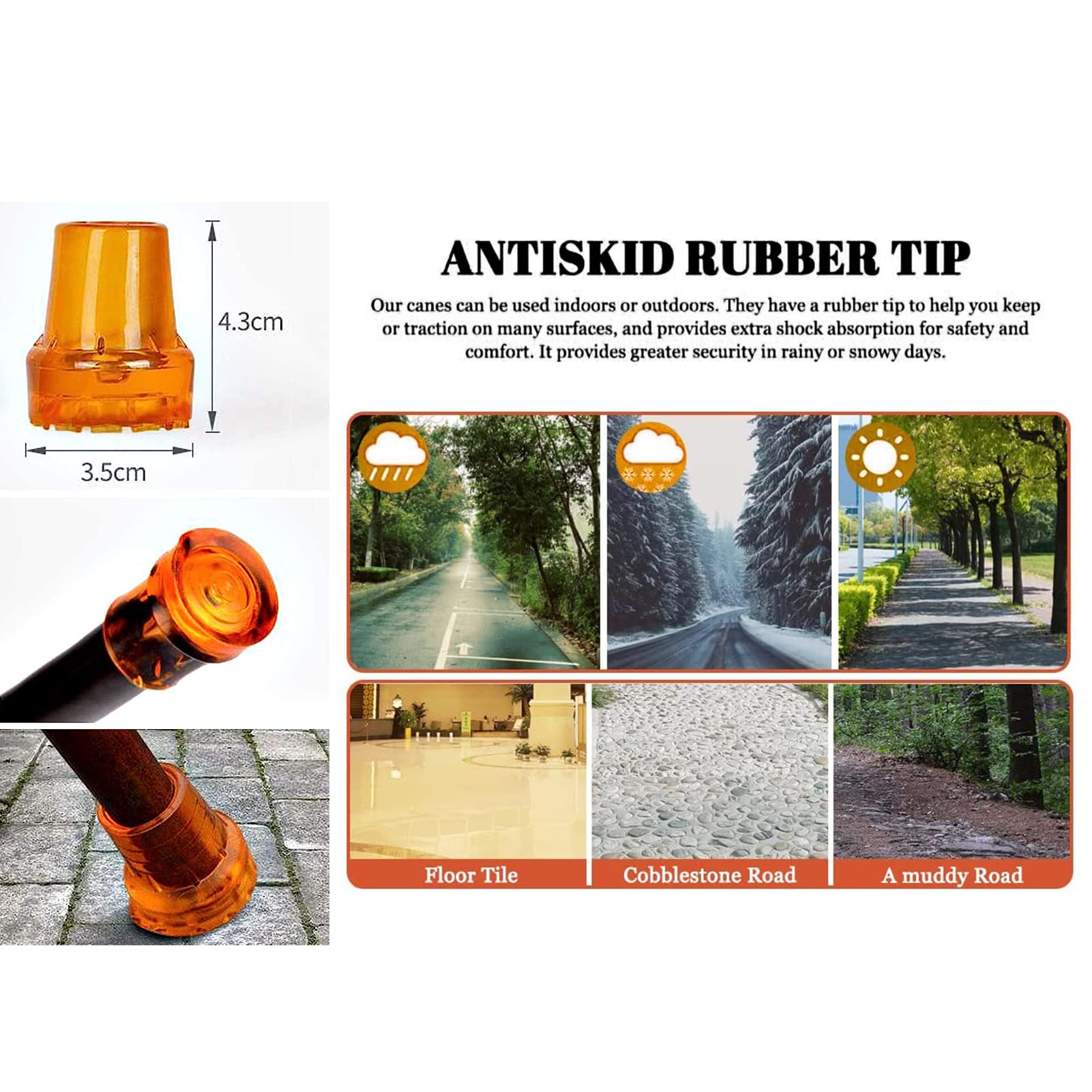 木製の杖、天然木の松葉杖 と手彫りの中空龍のステッキシニア向け、ハイサポート、軽量・安定性