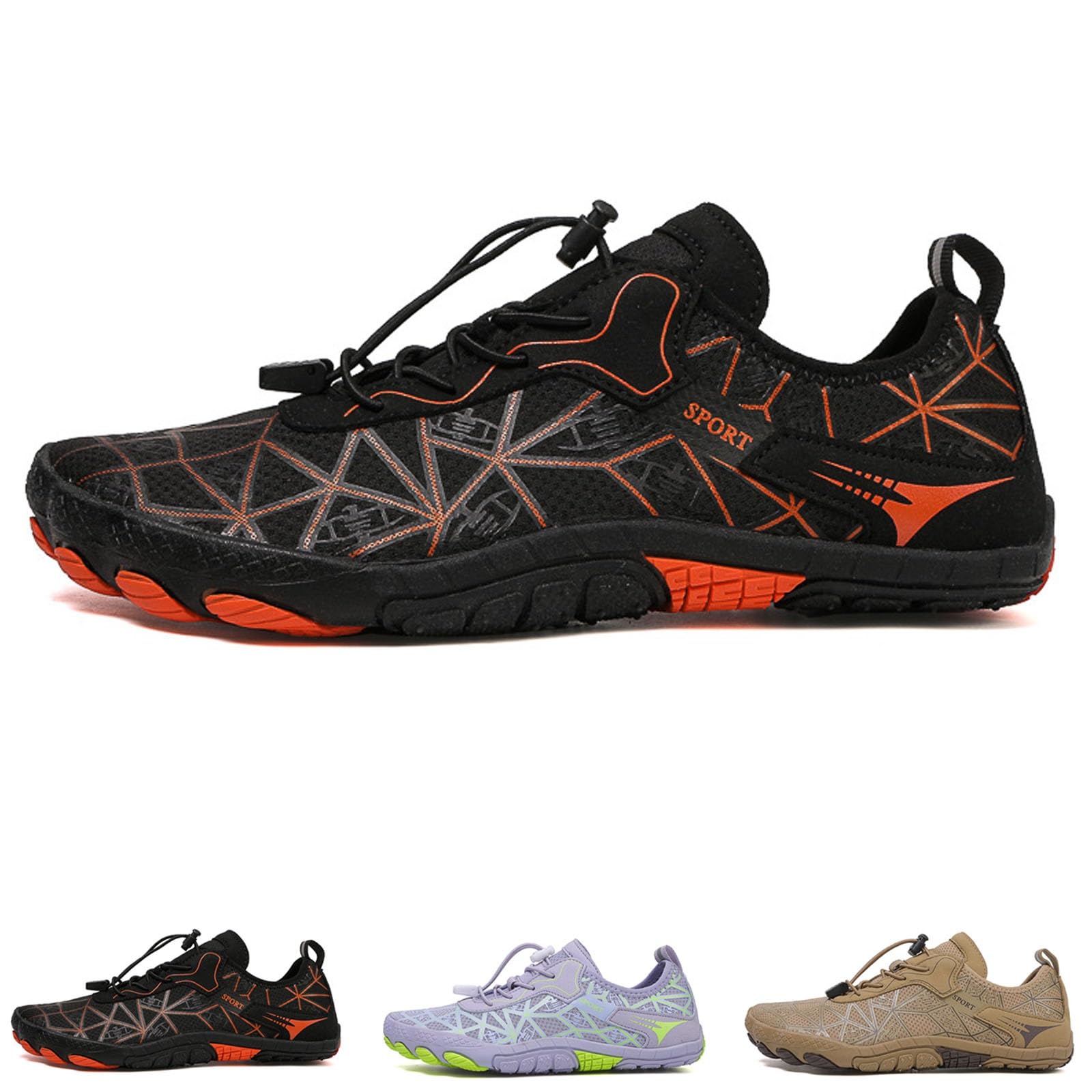 銅入り接地シューズ、接地型裸足履物、女性用・男性用整形外科ハイキングシューズ(H,270)