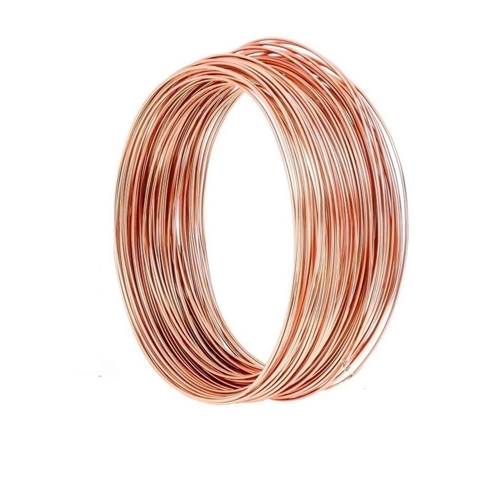 銅線 植物用銅線、直径0.1銅線裸、ケーブル銅線長さ50