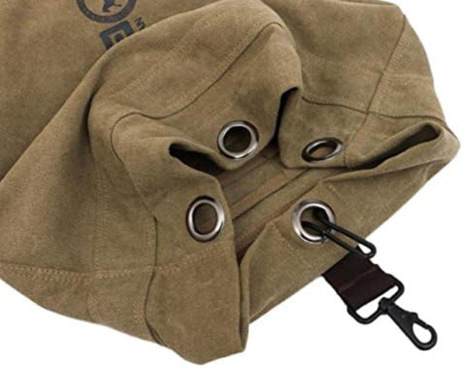 [BUEOJH] メンズファッションバッグ キャンバス リュック バックパック 帆布 2way シンプル 無地 ミリ..