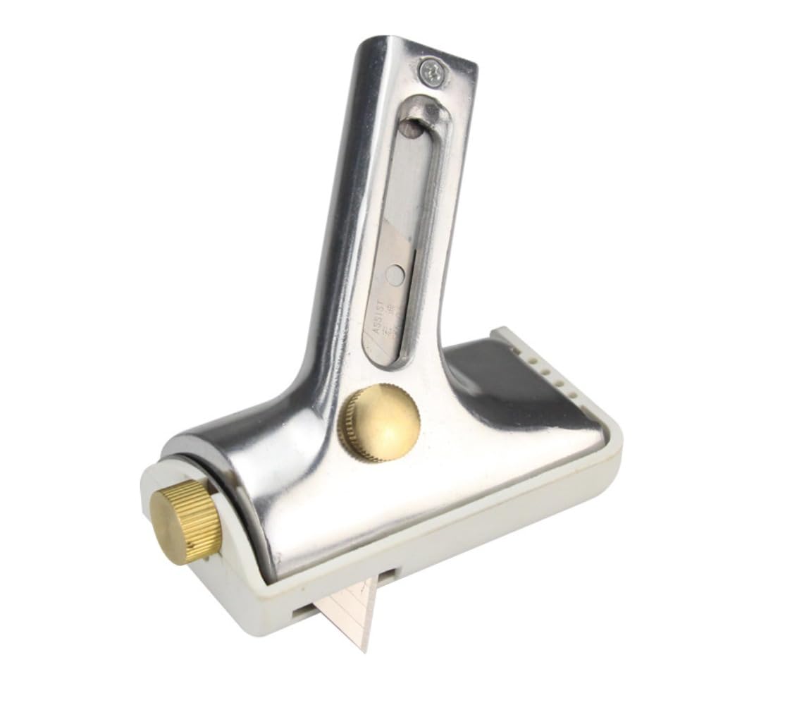 PVCカッター コー 便利 速い スライディングベース付 PVC/リネン/ゴム クッションフロア用 カッタ (壁..