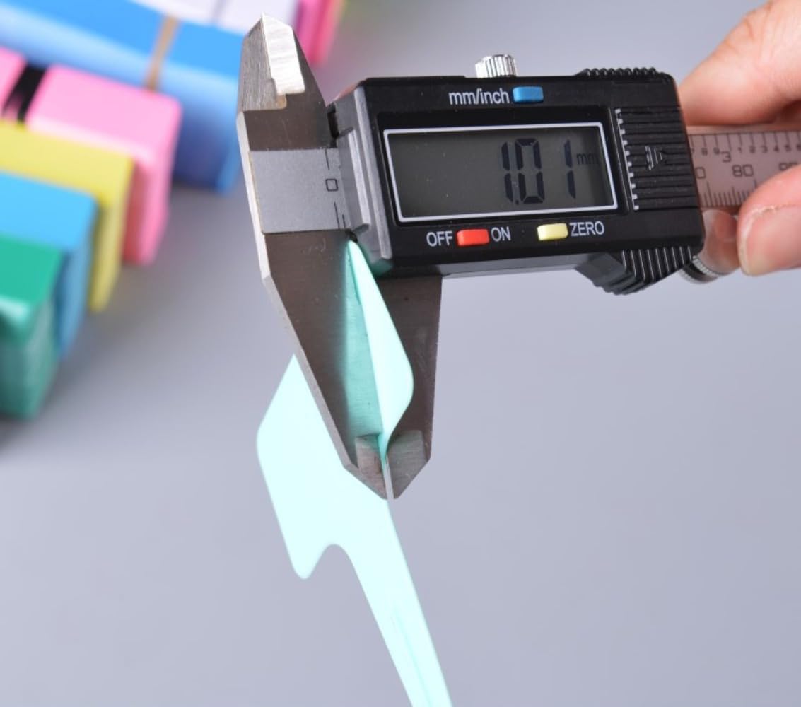 園芸用ラベル T型ラベル ガーデンラベル 植物タグ 厚手植物ラベル 長方形 立型ラベル カラフルラベル ..