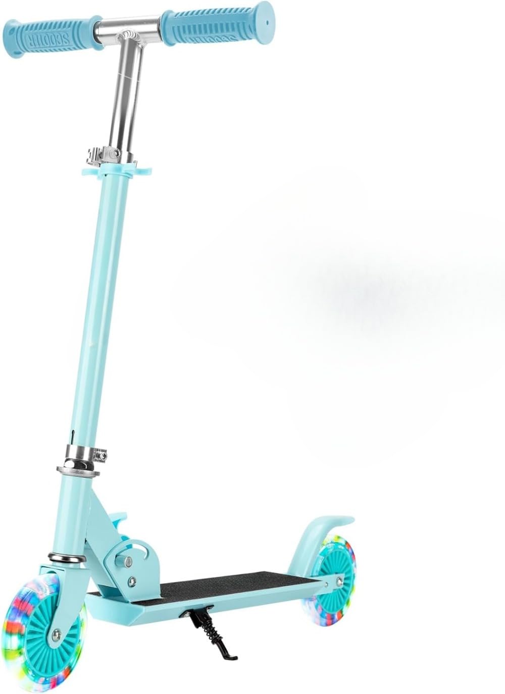 キックスクーター 子供用 キックボード LED 光るホイール 3階段調節可能 組み立てが簡単 足踏み式 [並..