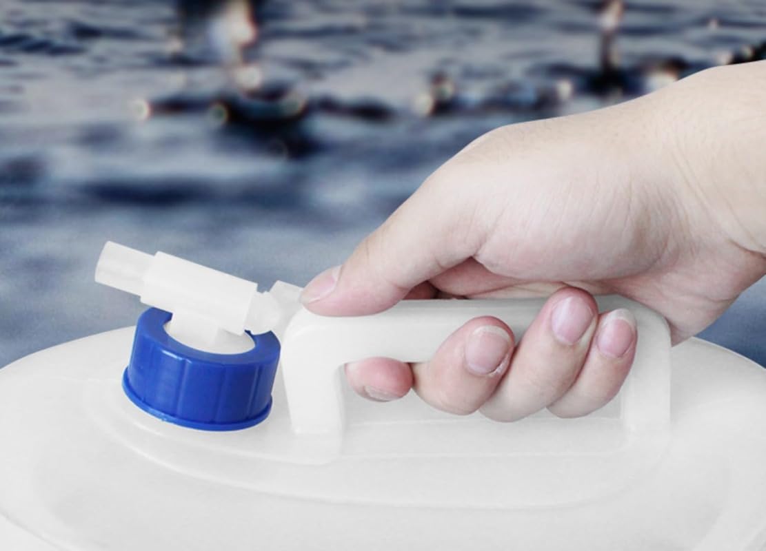 ポリタンク 折りたたみ式 ウォータータンク 5~15L 伸縮ウォータージャグ 折りたたみ水タンク 蛇口付き ..