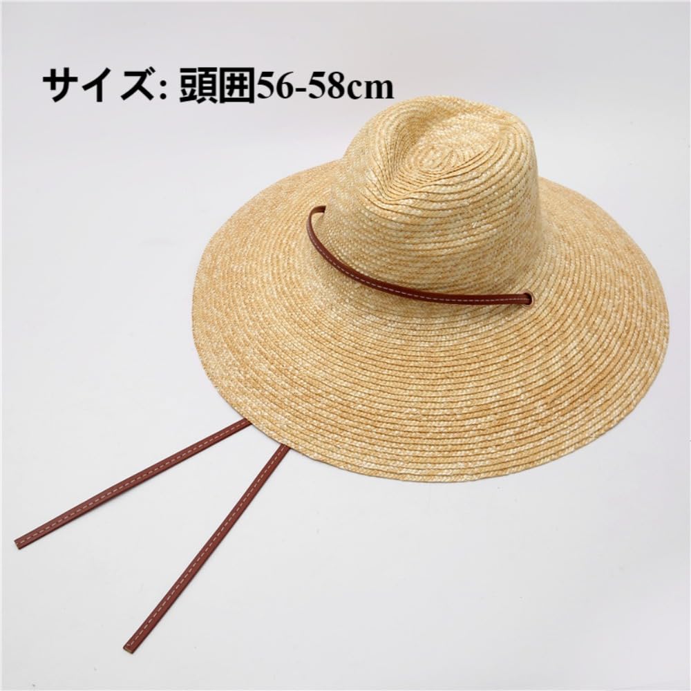 [] 麦わら帽子 農作業 帽子 釣り帽 ハット あごひも つば広 uvカット日焼け止め 日よけ 紫外線防止 大きいサイズ サイズ調節可能 紫外線防止 麦藁帽子 農作業 釣り帽 キャップ 畑作業 雑草取り 稲刈り 熱中症