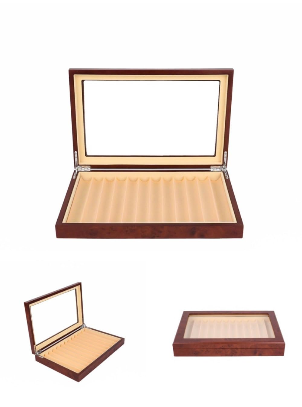 ペン 収納ケース 木製ペンケース 12本用 ペン 収納ボックス 万年筆 収納ケース 大容量 (ブラック)