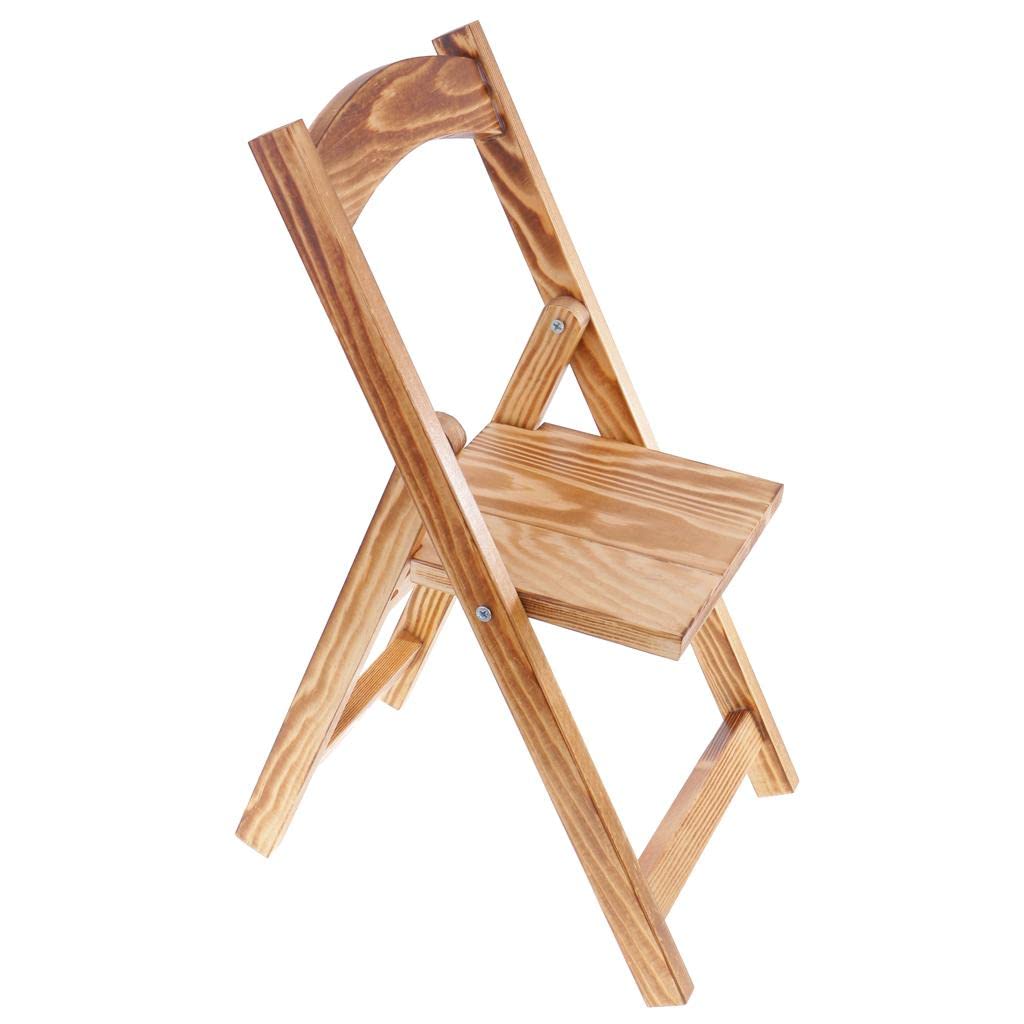 1/3スケール 人形用 木製 折りたたみ 椅子 BJD人形ドール用 家具 アクセサリー