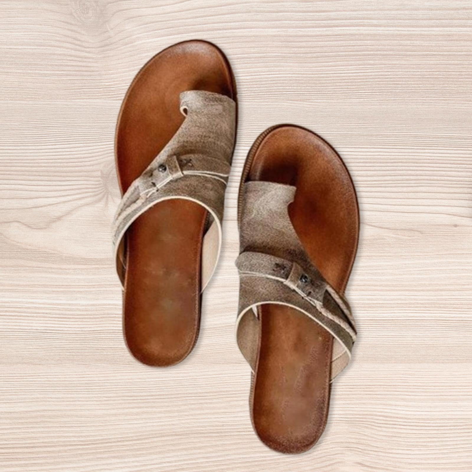 [] レディース フラットサンダル オープントゥ スライド 快適な夏用シューズ アウトドア 旅行用