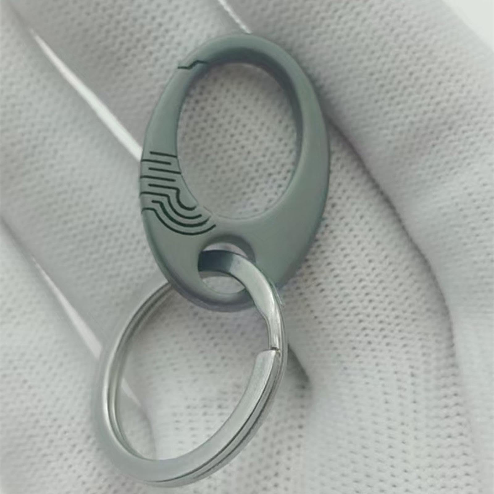 アピネスのミニキーリング キーリング ポータブル 理想的なギフト 機器アクセサリー 多機能用品 軽量チェーン クリップチェーン｜アングル3